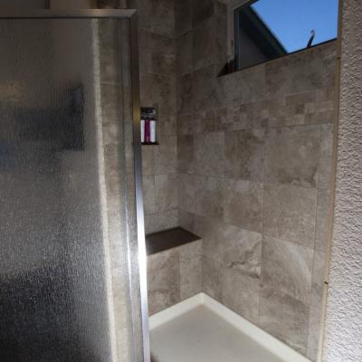 picture of tile shower