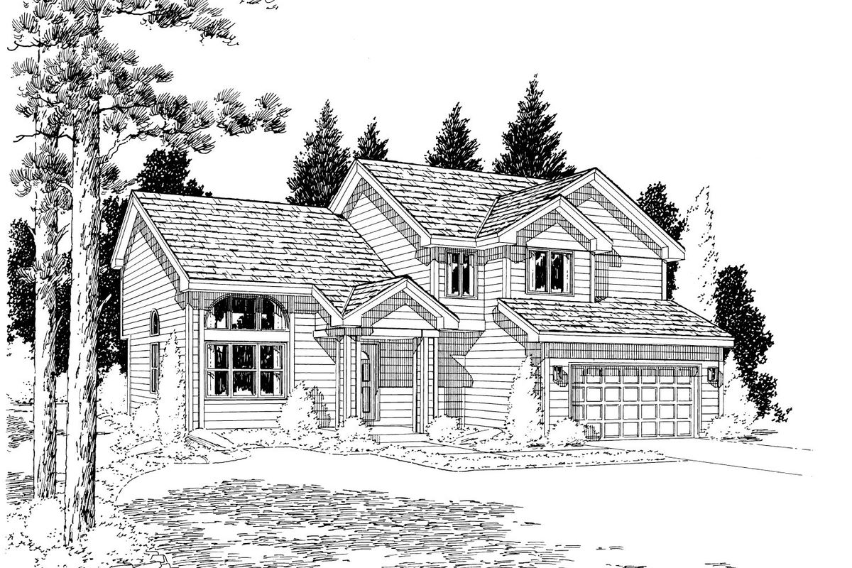 Rendering of Timber Ridge Two Story Floor Plan