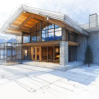 Rendering of New Home