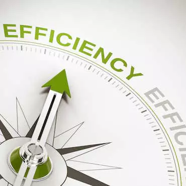 Efficiency meter
