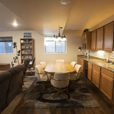 picture of finished basement