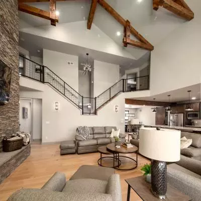 The Great Room And Stairs
